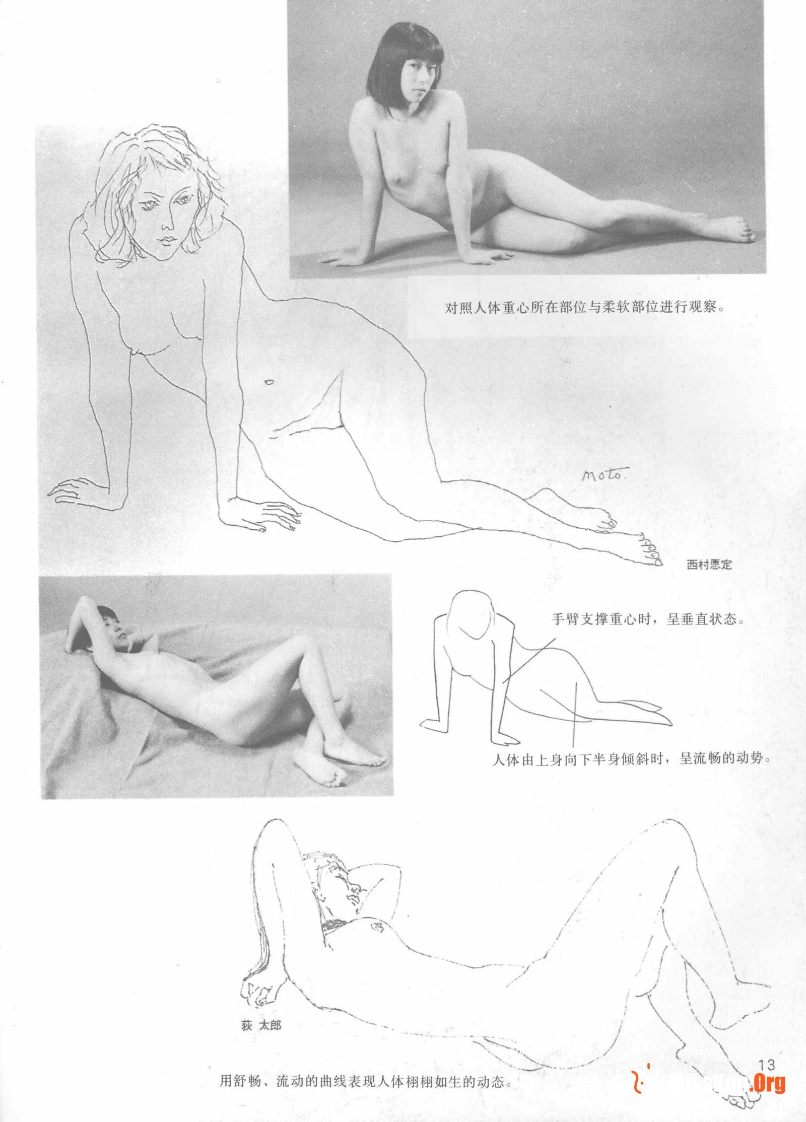 Nude female body sketching techniques (Anhui Fine Arts Publishing House) - Photo 17
