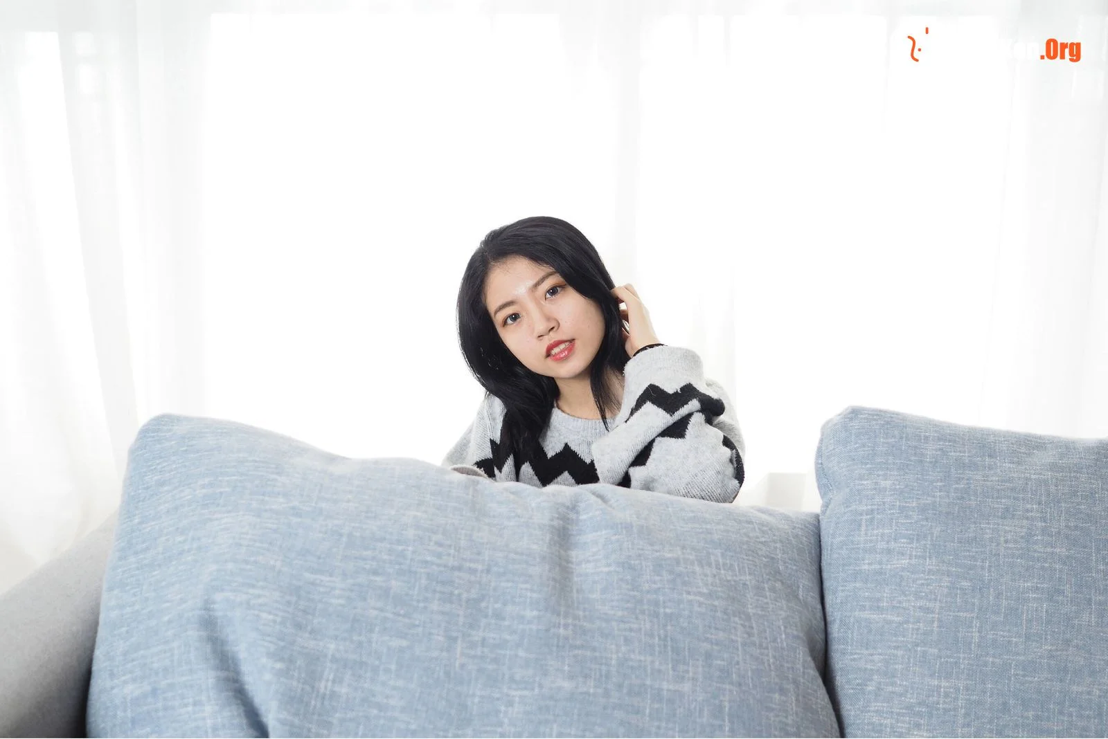 Nude photo set of Chinese model: Morning morning (2020-04-19) - Photo 13
