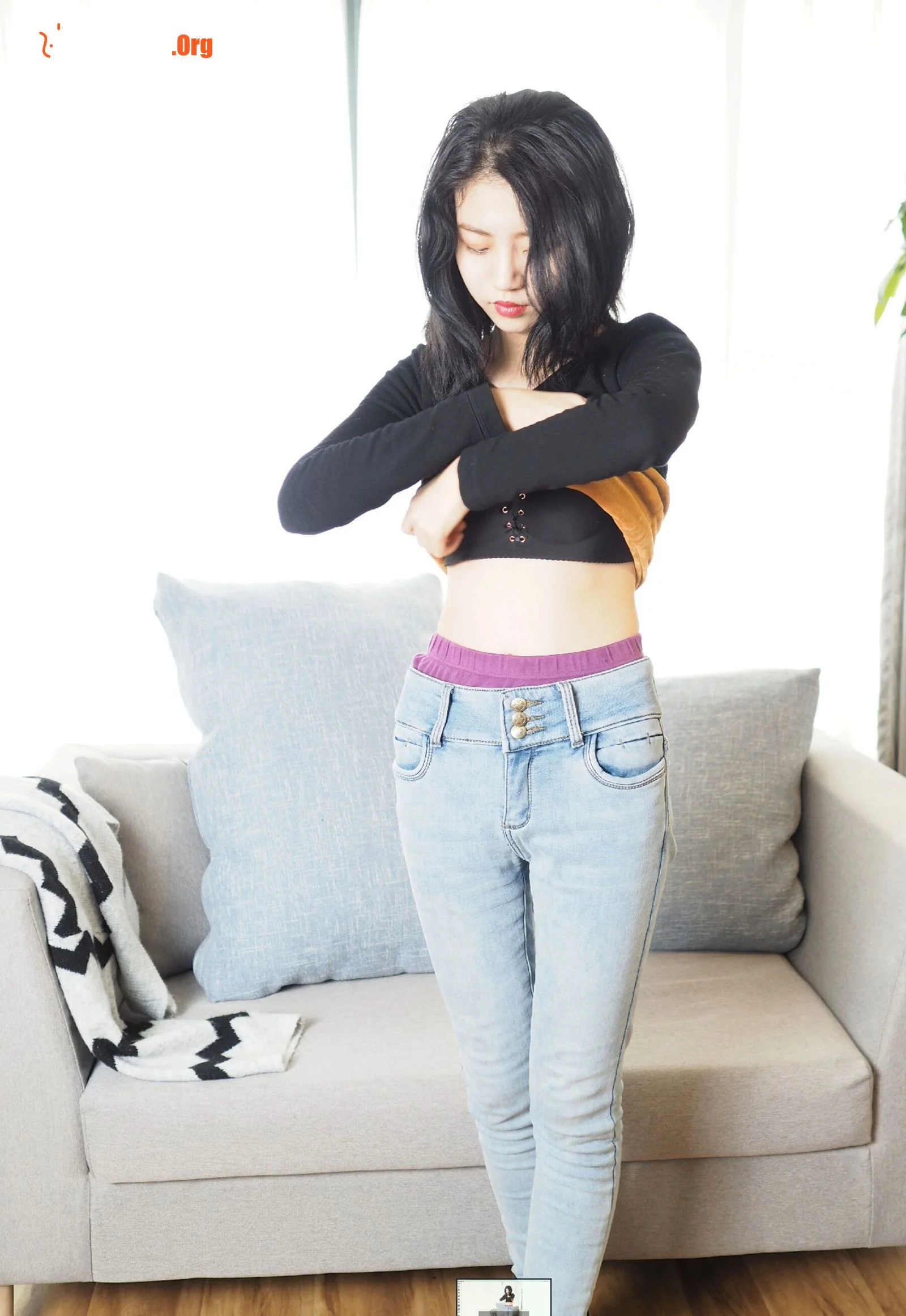Nude photo set of Chinese model: Morning morning (2020-04-19) - Photo 5