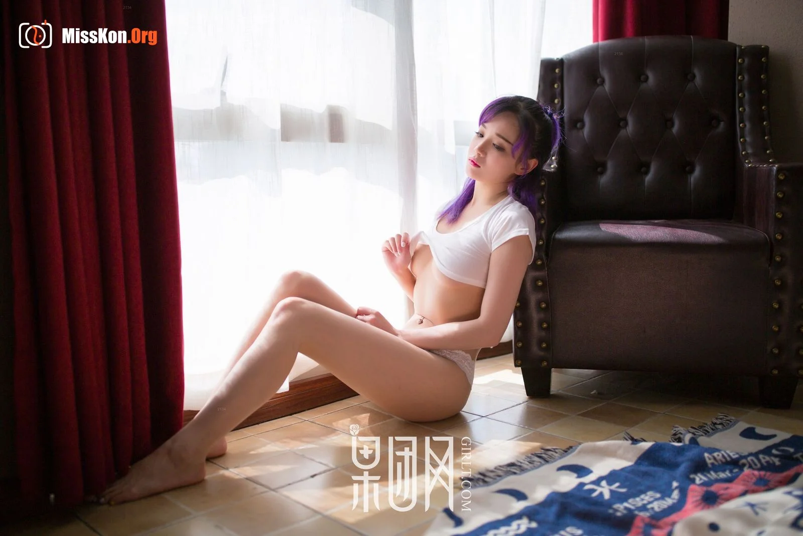 紫发豪乳妹（熊川纪信 003） - 照片 11