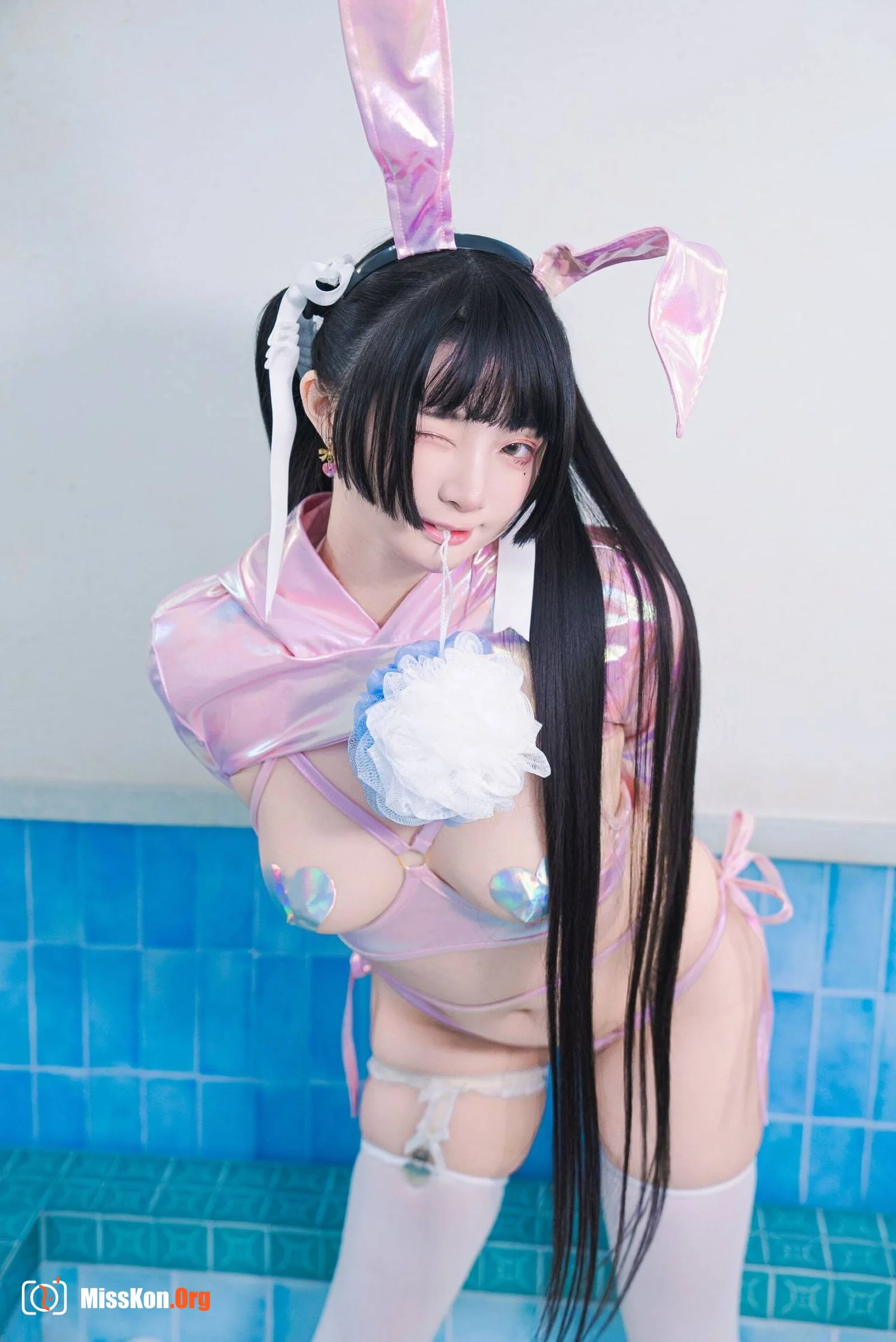 Raku: Pink Little White Rabbit - Photo 14