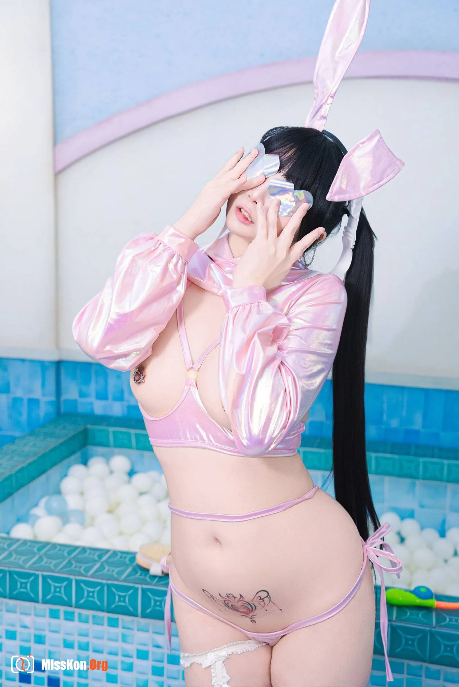 Raku: Pink Little White Rabbit - Photo 18