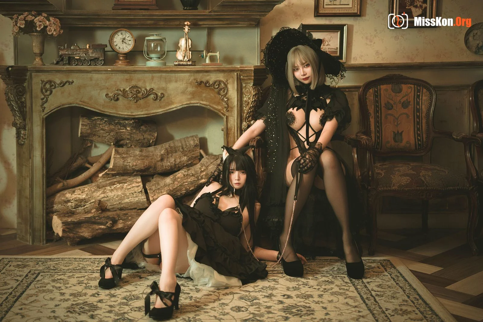 Raku: Witch and black cat - Photo 11