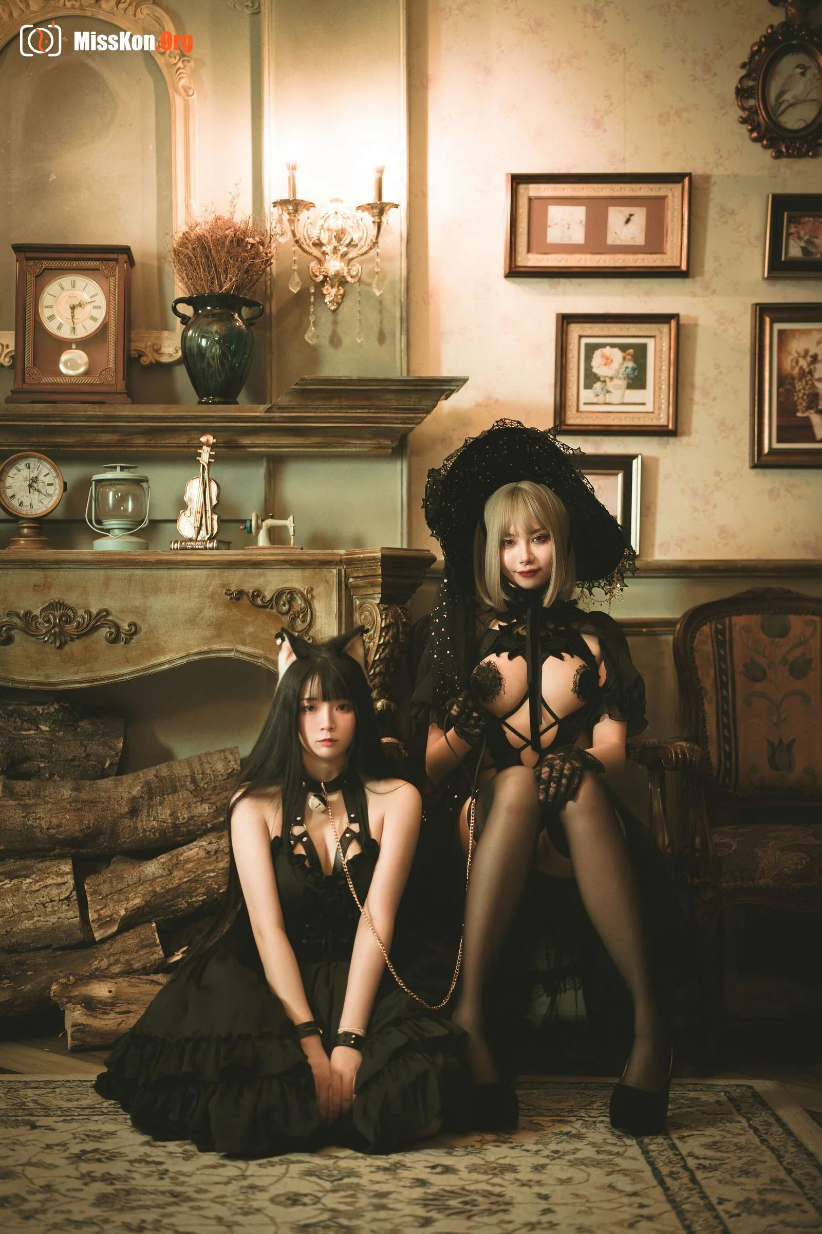 Raku: Witch and black cat - Photo 13