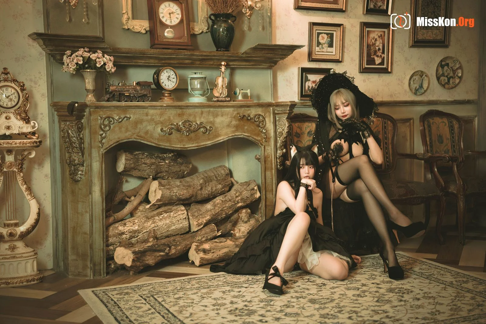 Raku: Witch and black cat - Photo 16