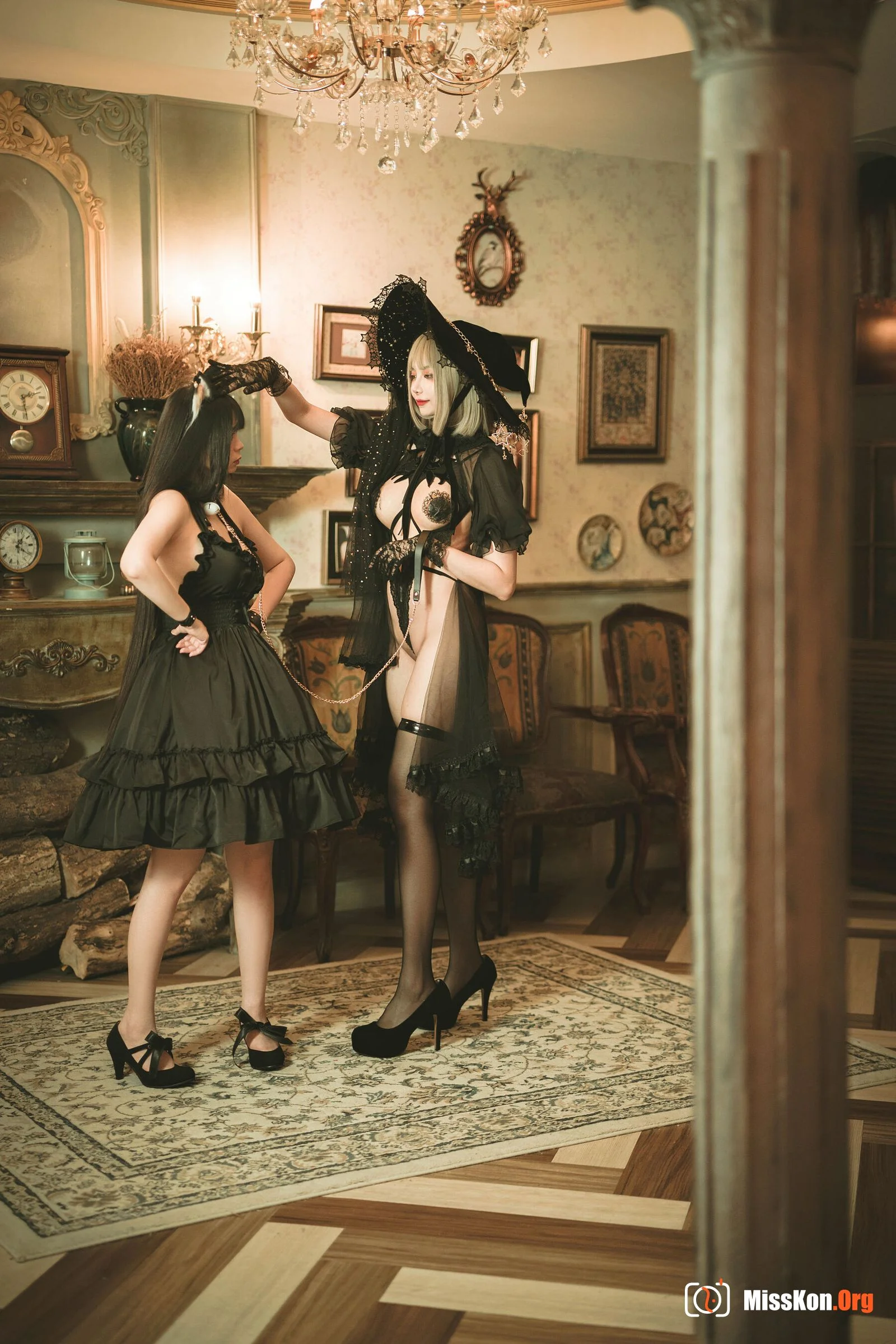 Raku: Witch and black cat - Photo 2
