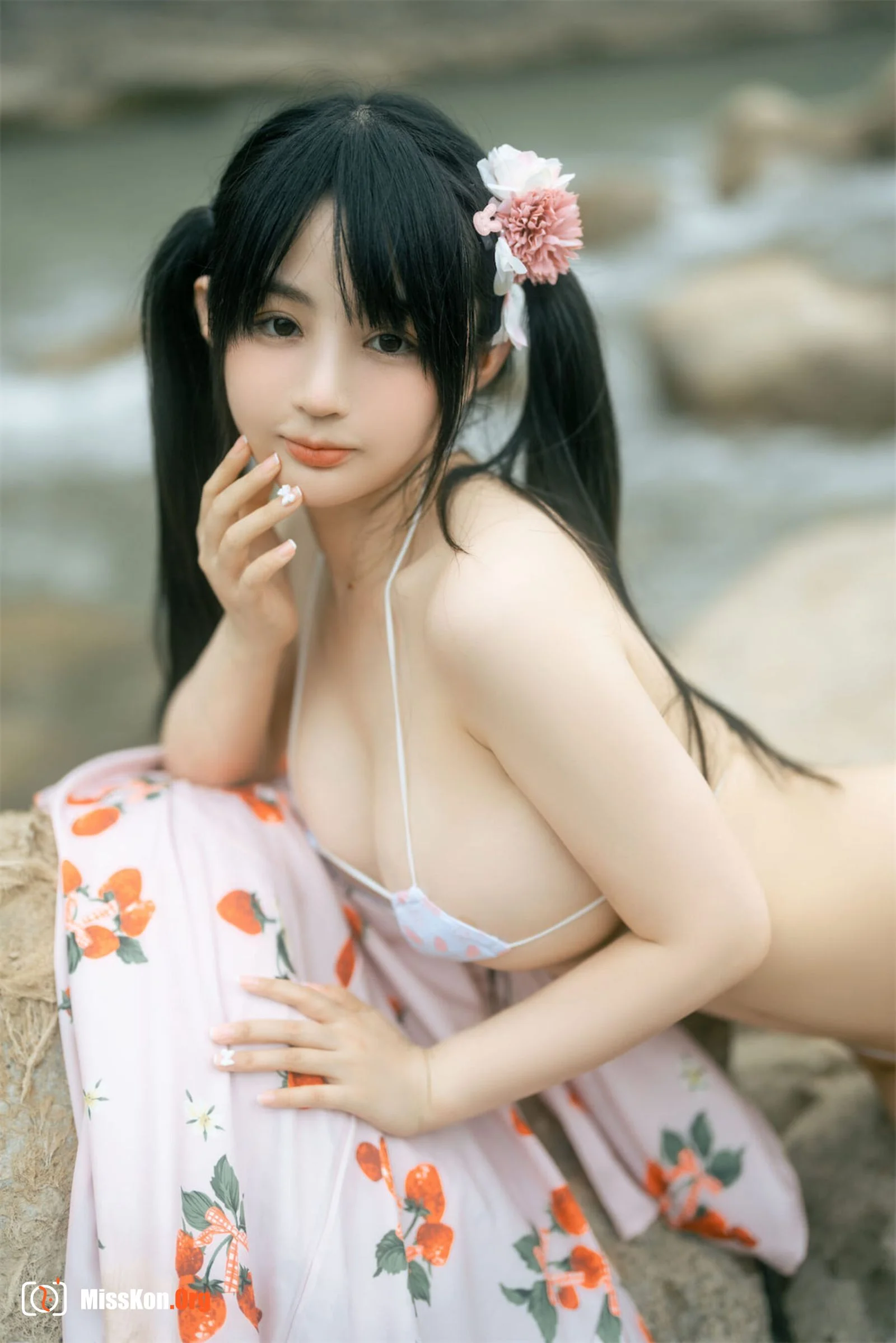 Sakurai Ningning: Yukata - Photo 13