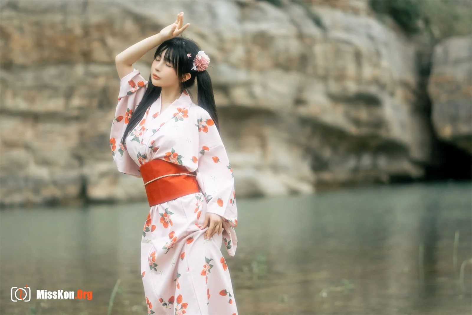 Sakurai Ningning: Yukata - Photo 18