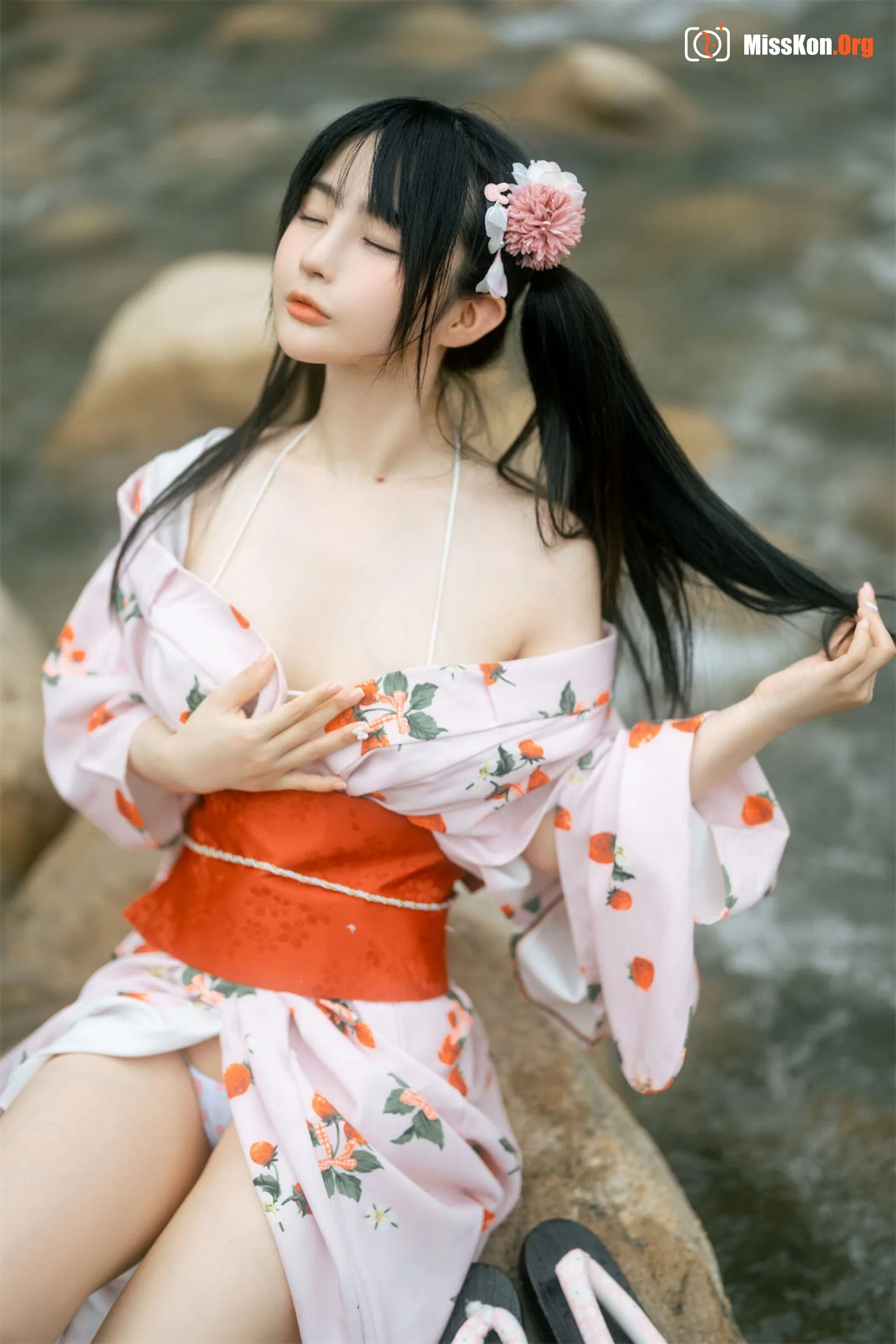 Sakurai Ningning: Yukata - Photo 7