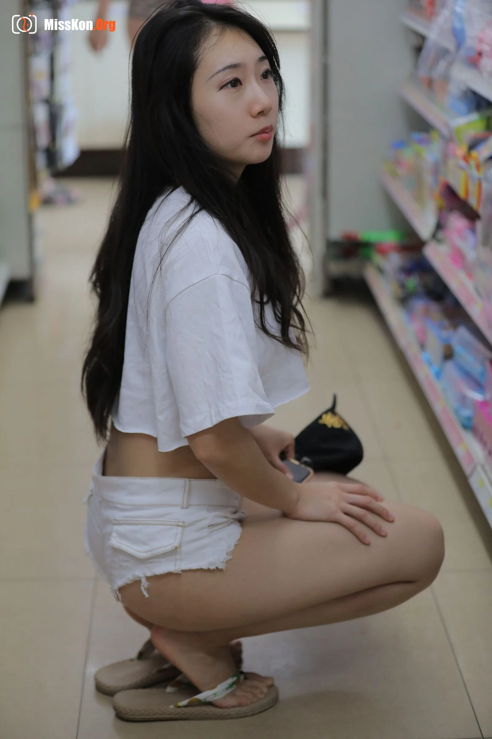 Samui Island Travel Photography Series Summer White Hot Pants (Magic Mirror Street Photography) - Photo 3