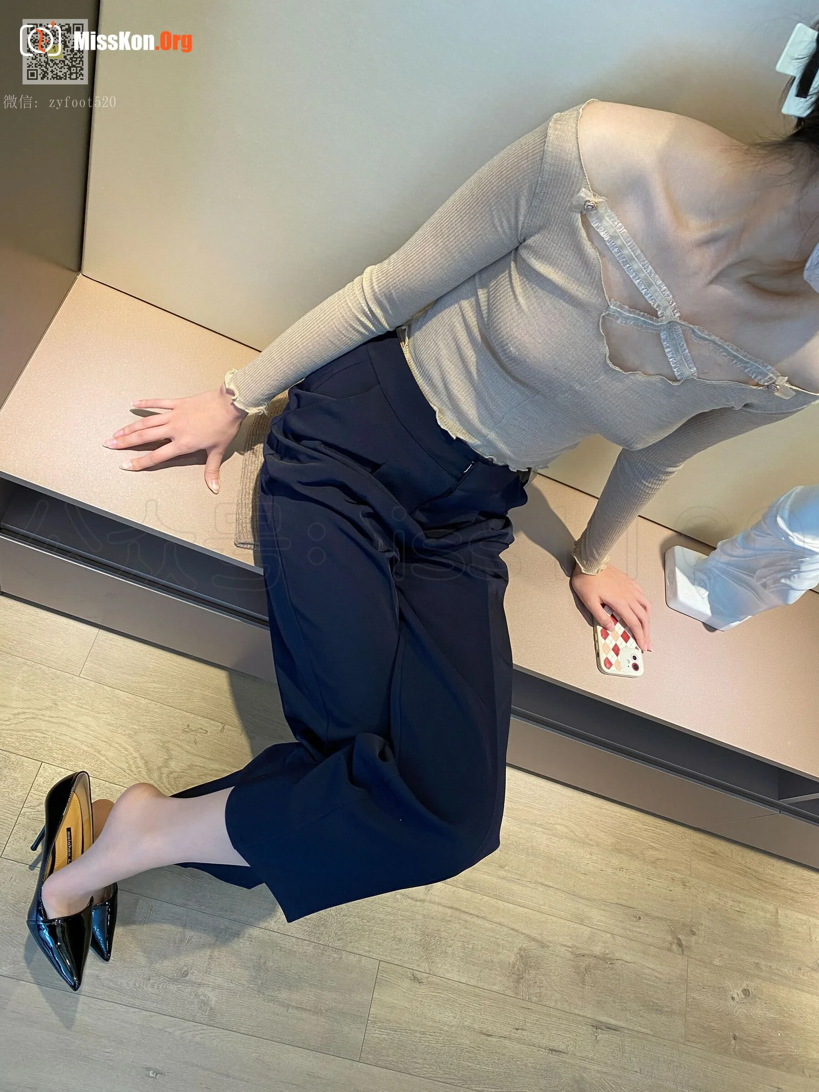 美晗: See-through pants lining - Photo 19