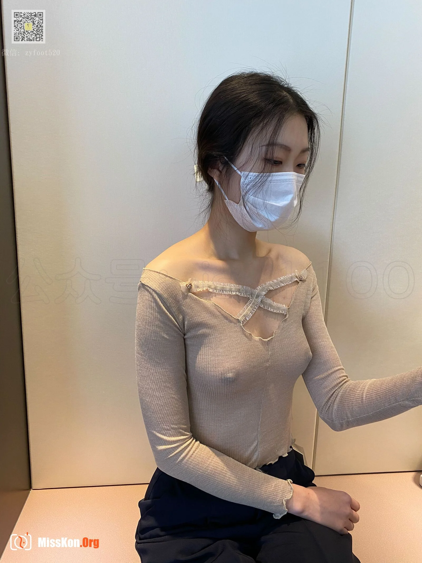 美晗: See-through pants lining - Photo 6