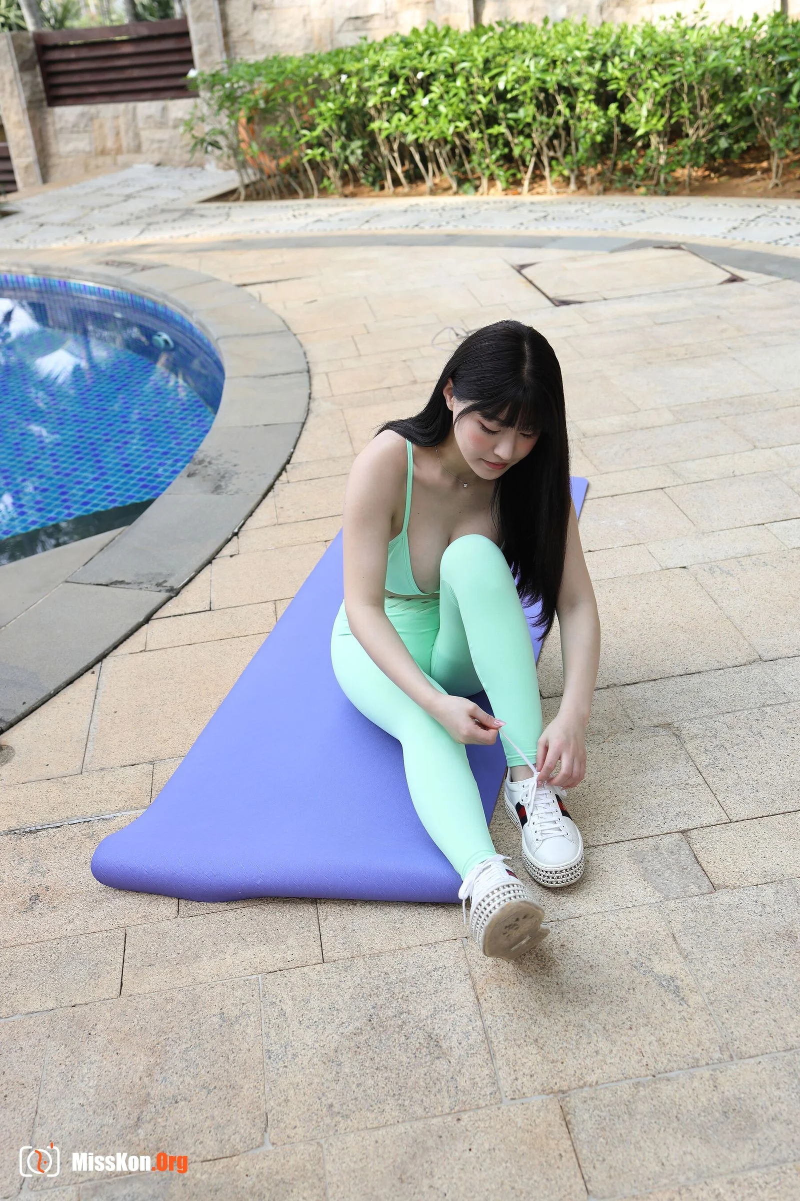 The Most Beautiful Longya Bay, Part 6: Zhu Ke'er's Green Yoga Pants (Magic Mirror Street Photography: Fan Jiahui) - Photo 18