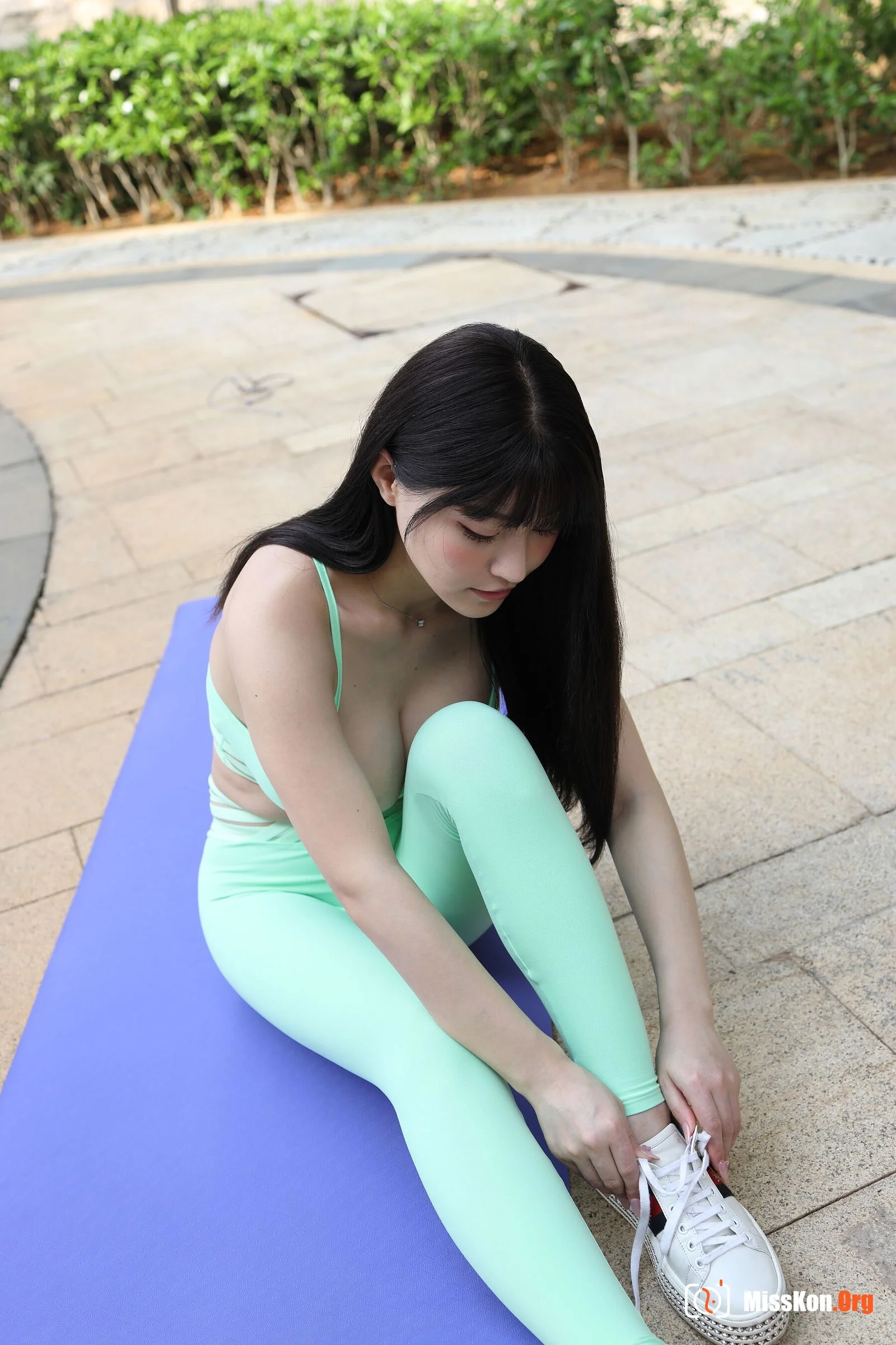 The Most Beautiful Longya Bay, Part 6: Zhu Ke'er's Green Yoga Pants (Magic Mirror Street Photography: Fan Jiahui) - Photo 19