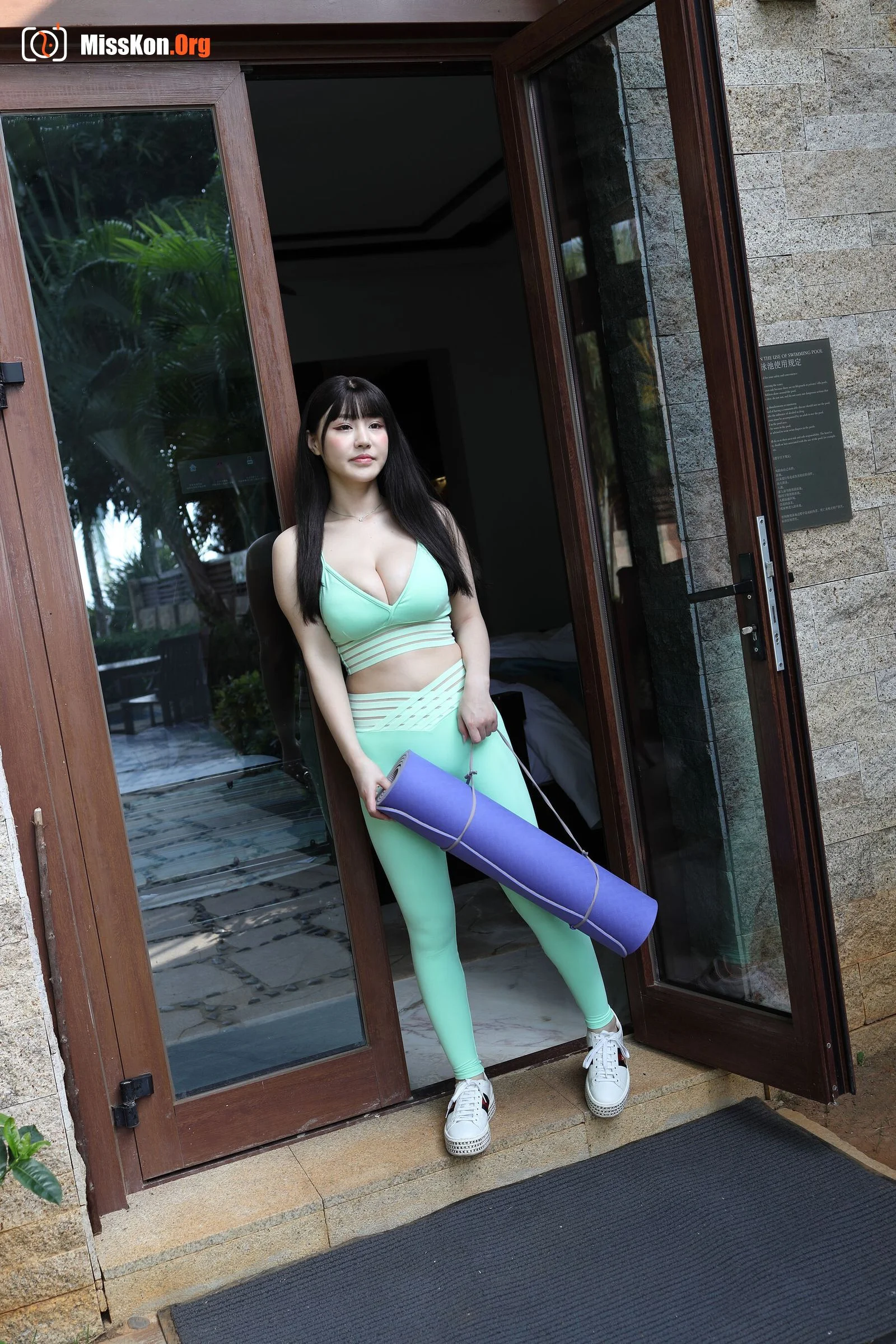The Most Beautiful Longya Bay, Part 6: Zhu Ke'er's Green Yoga Pants (Magic Mirror Street Photography: Fan Jiahui) - Photo 8