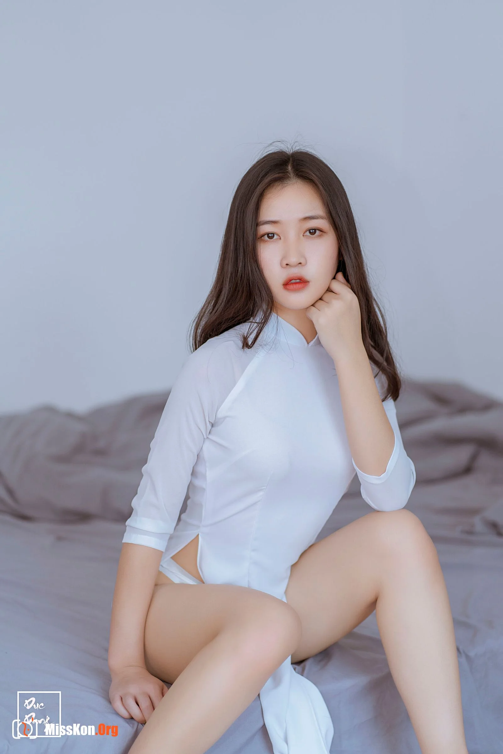 Vietnamese model Ao Dai body private photo set - Photo 8