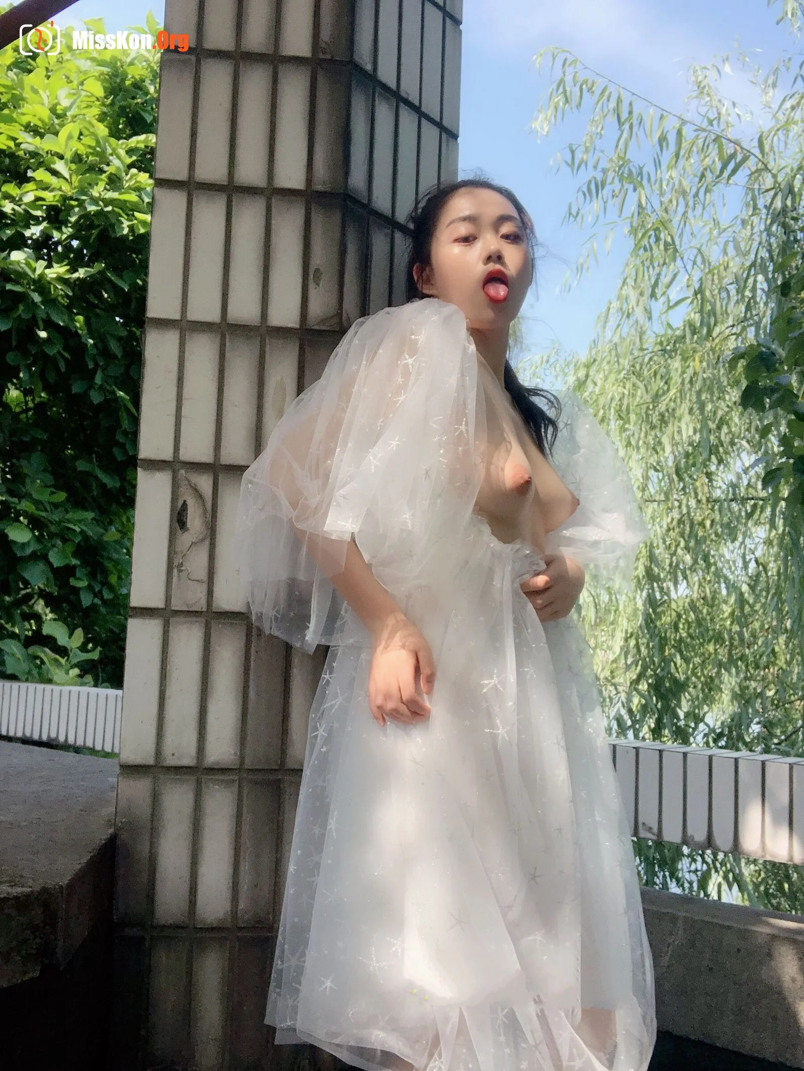 Wu Xjing, a beautiful sophomore in Zhejiang Academy of Fine Arts: Gazebo - Photo 10
