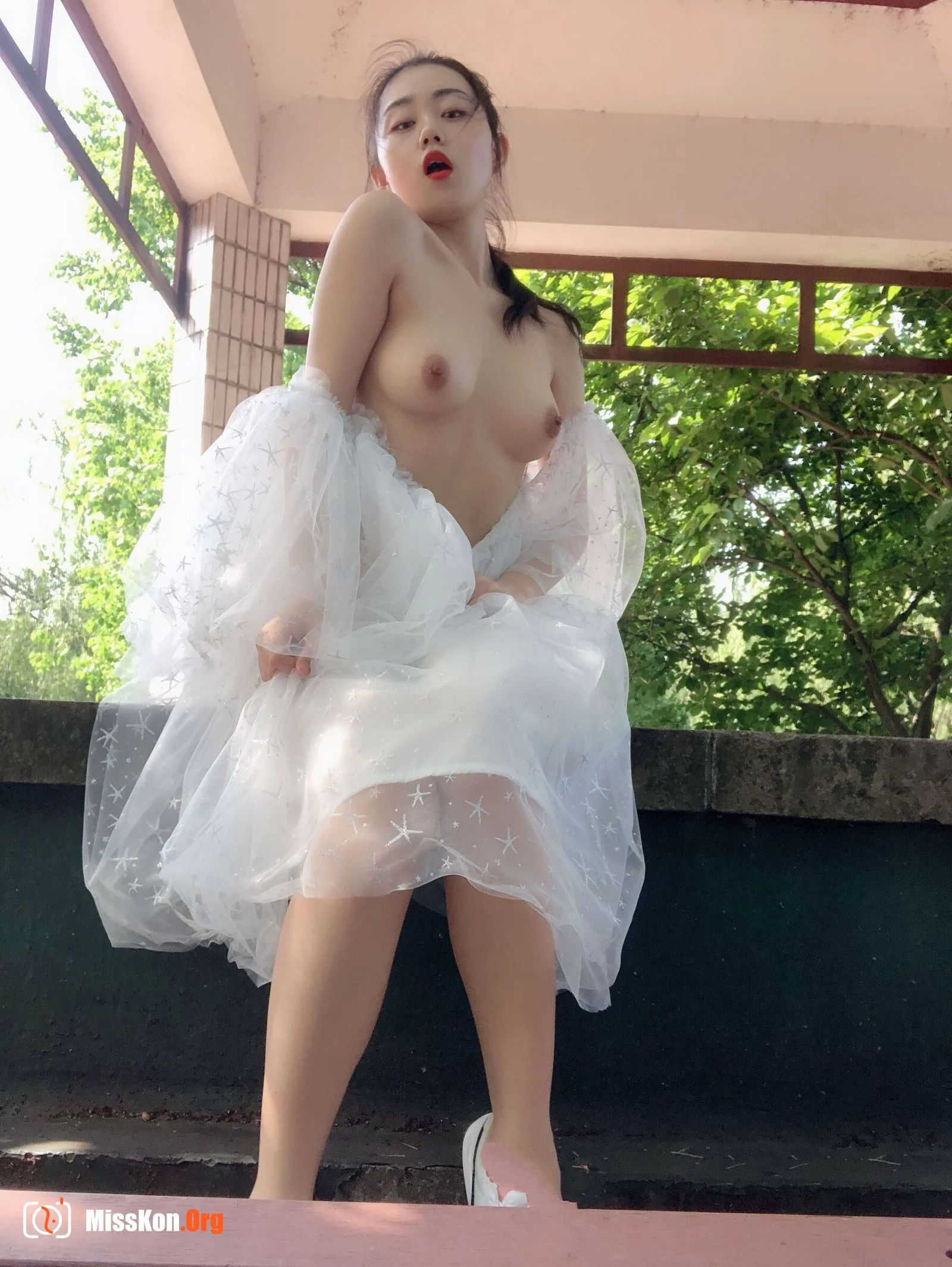 Wu Xjing, a beautiful sophomore in Zhejiang Academy of Fine Arts: Gazebo - Photo 20