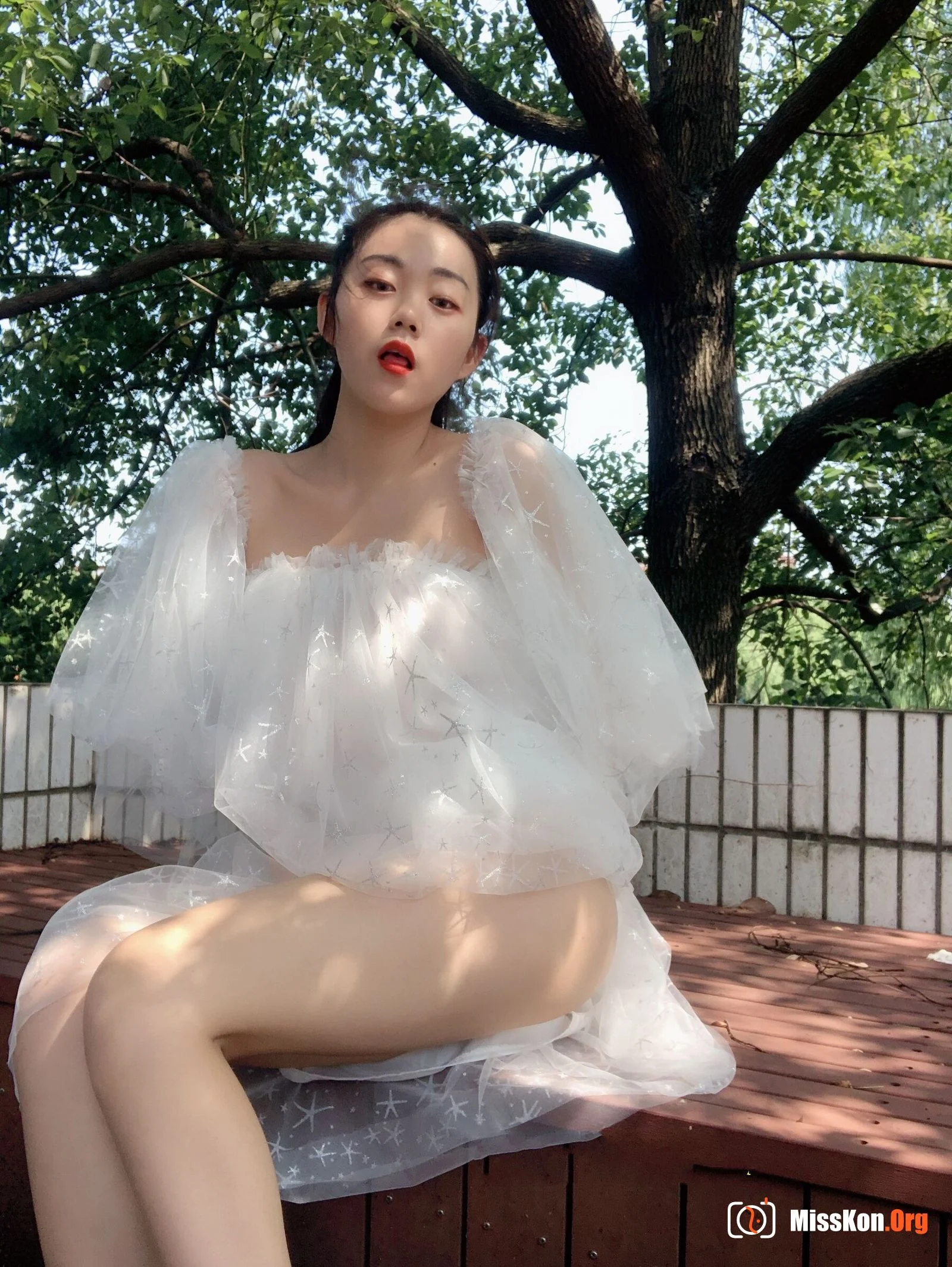 Wu Xjing, a beautiful sophomore in Zhejiang Academy of Fine Arts: Gazebo - Photo 4