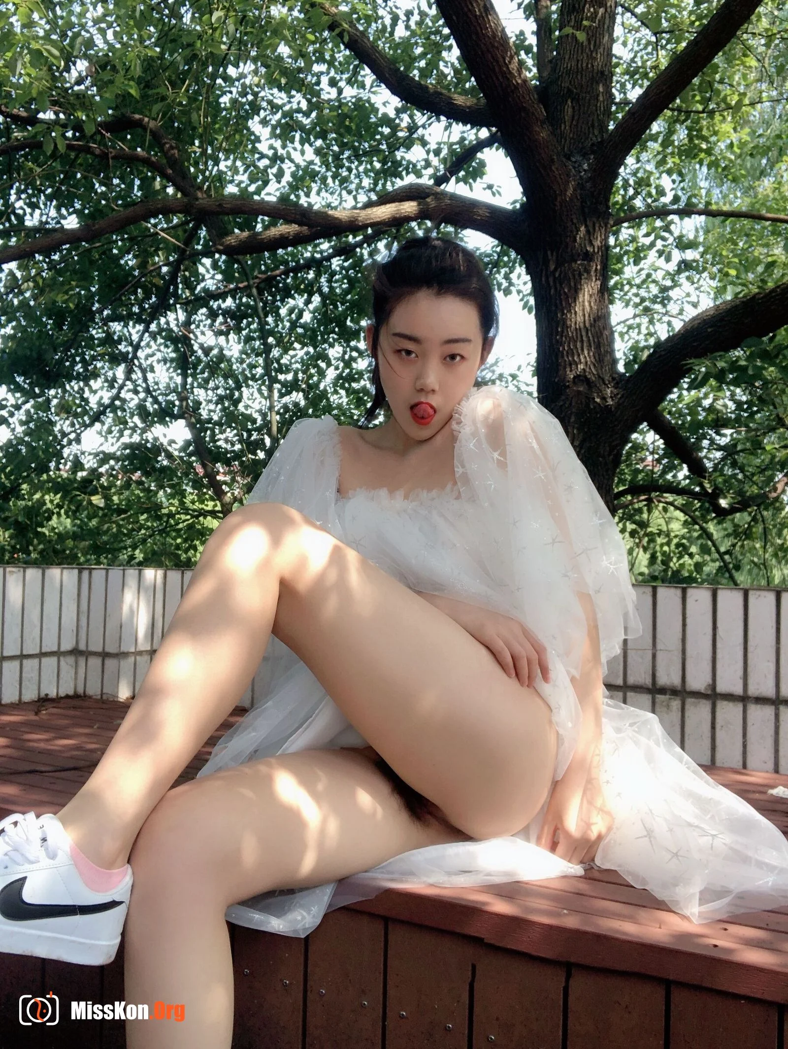 Wu Xjing, a beautiful sophomore in Zhejiang Academy of Fine Arts: Gazebo - Photo 6