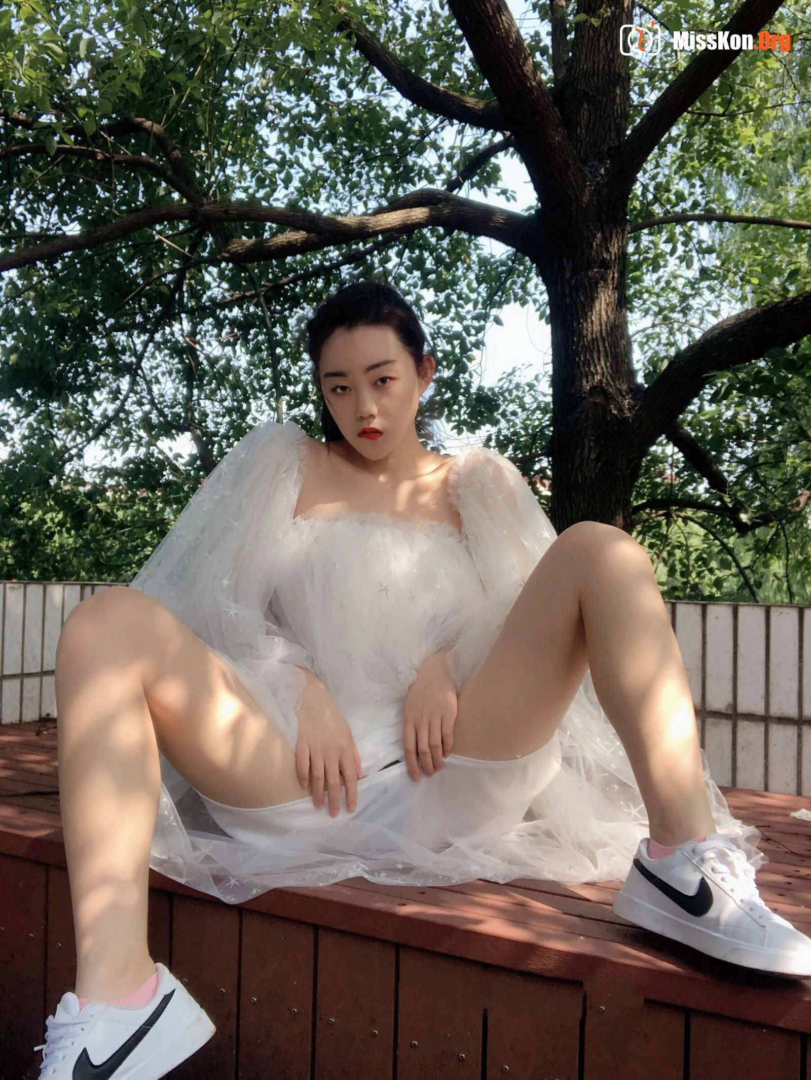 Wu Xjing, a beautiful sophomore in Zhejiang Academy of Fine Arts: Gazebo - Photo 8