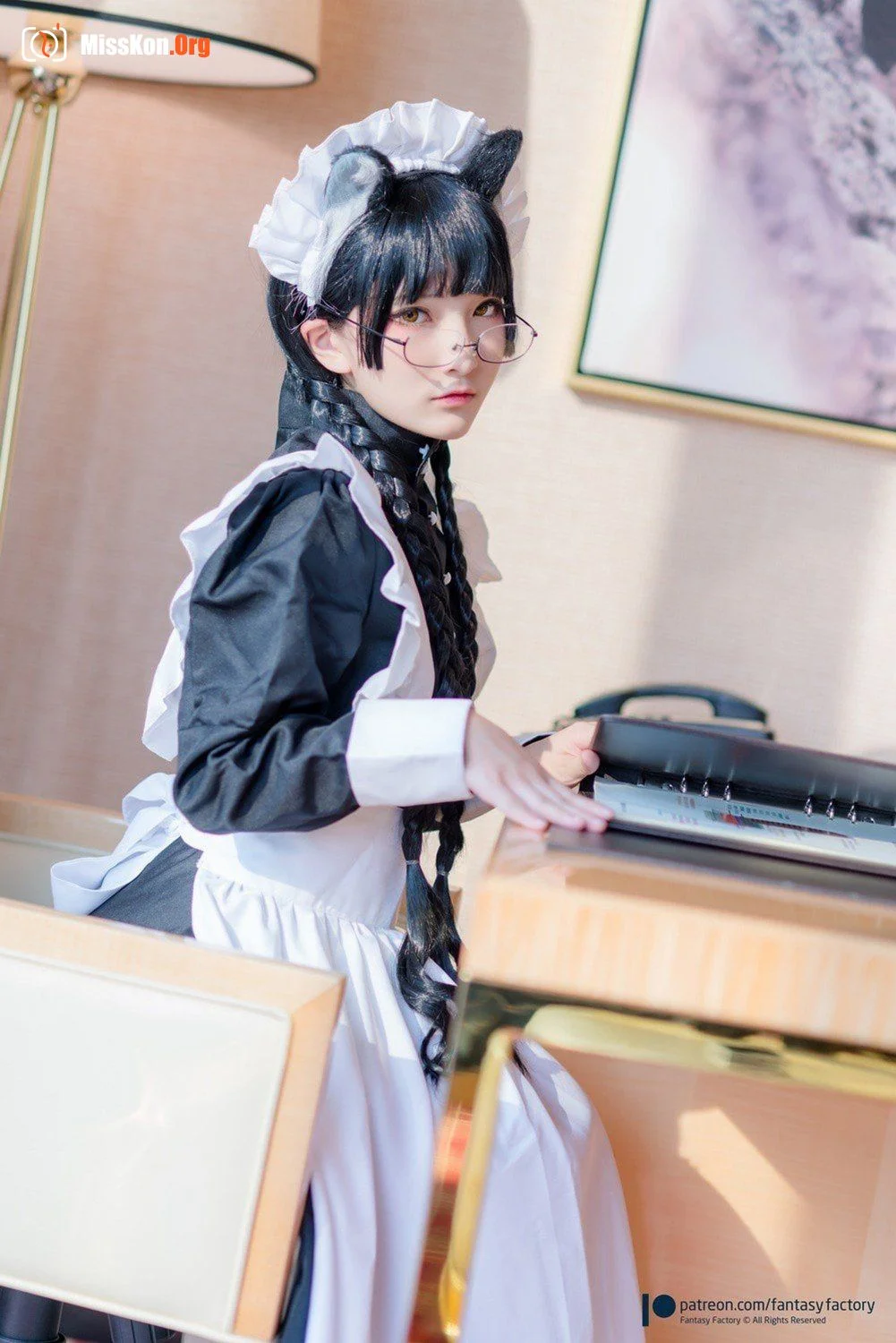 小丁Ding Patreon 猫耳女仆 - 照片 10
