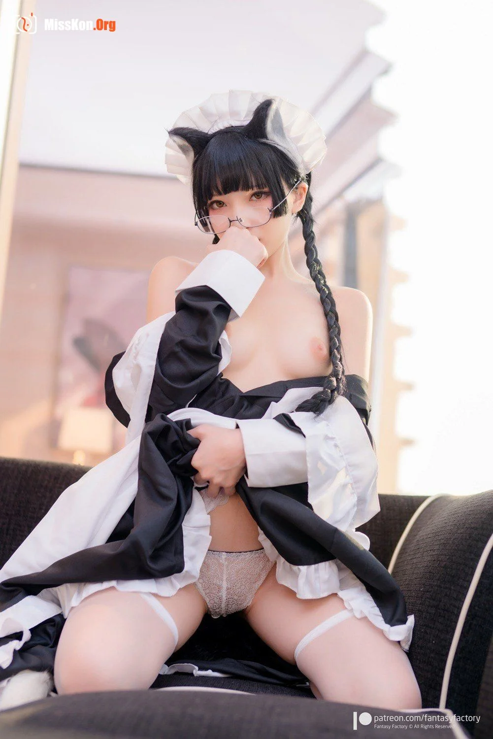 小丁Ding Patreon 猫耳女仆 - 照片 14