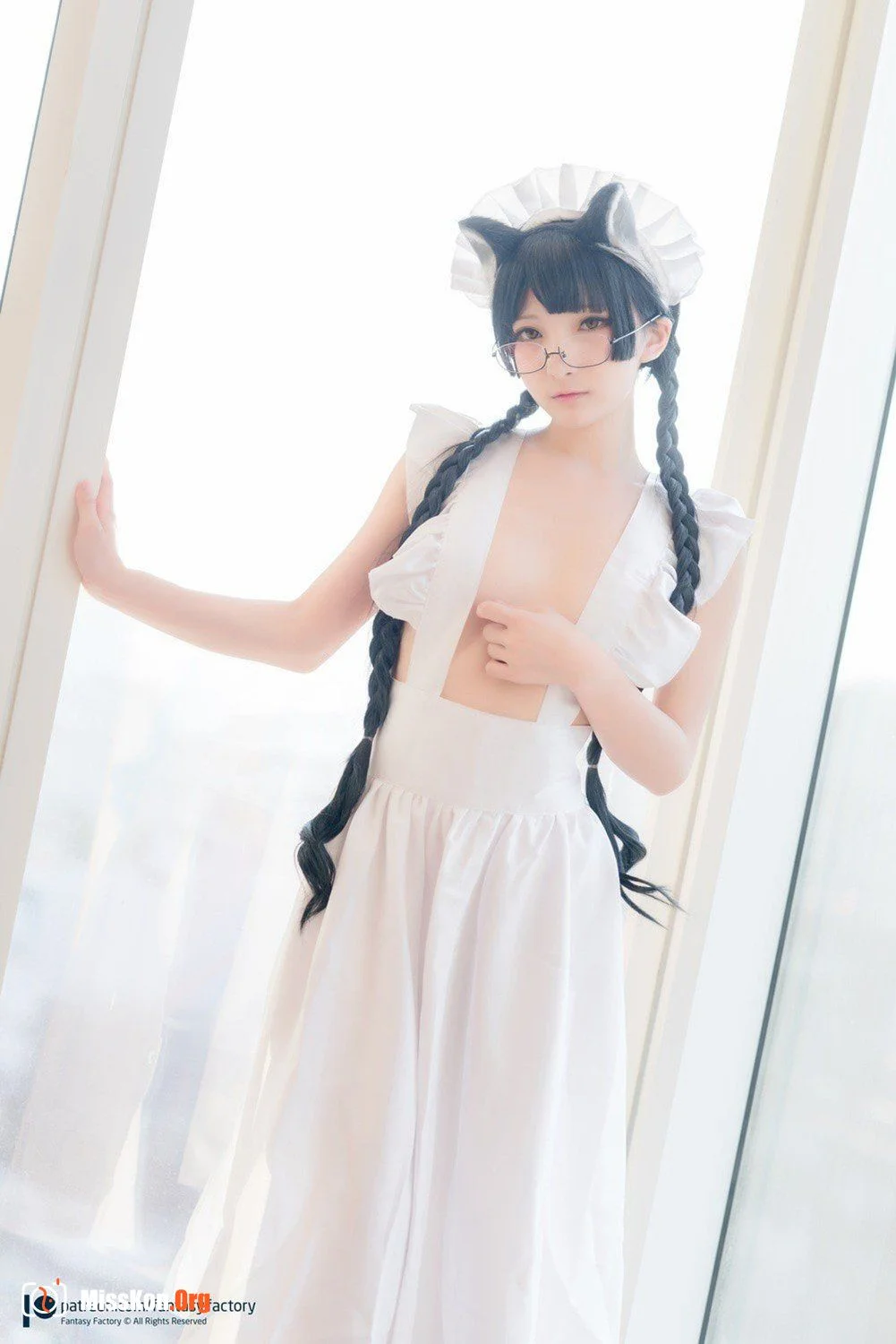 Xiaoding Ding Patreon Cat Ear Maid - Photo 22