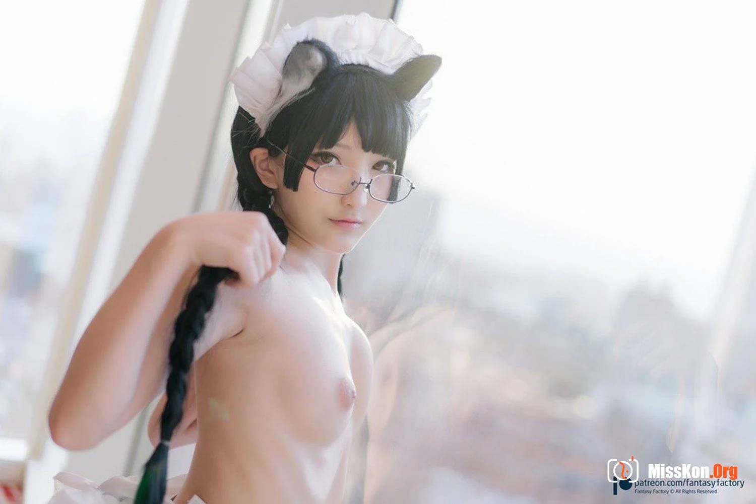 Xiaoding Ding Patreon Cat Ear Maid - Photo 25