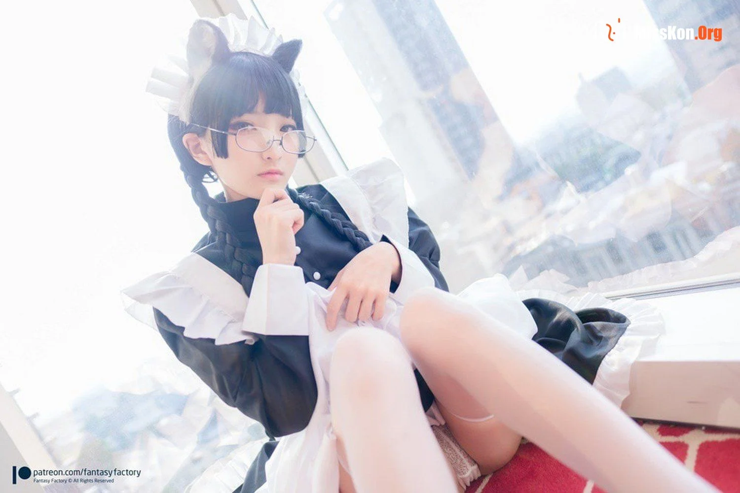 Xiaoding Ding Patreon Cat Ear Maid - Photo 26