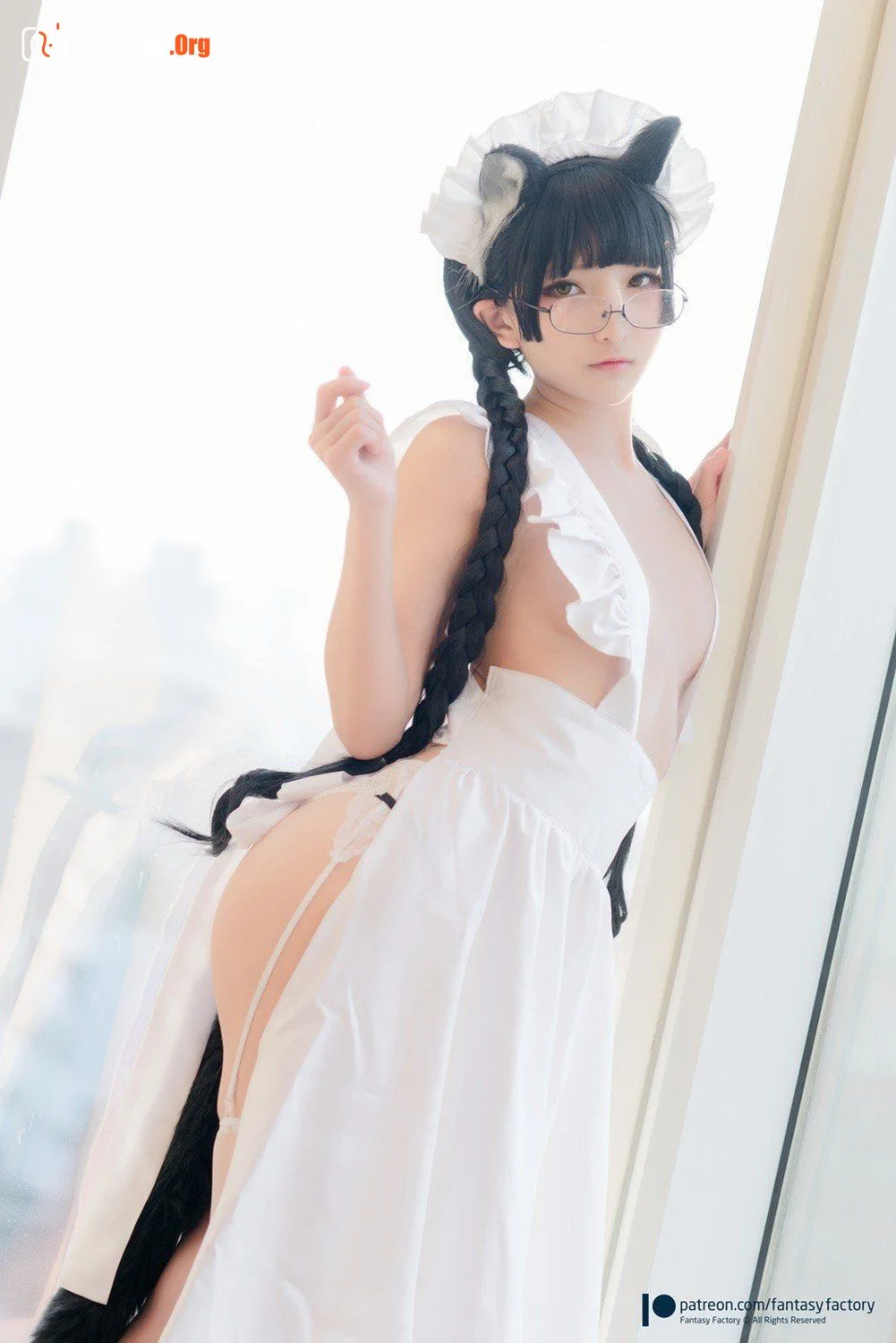 Xiaoding Ding Patreon Cat Ear Maid - Photo 69
