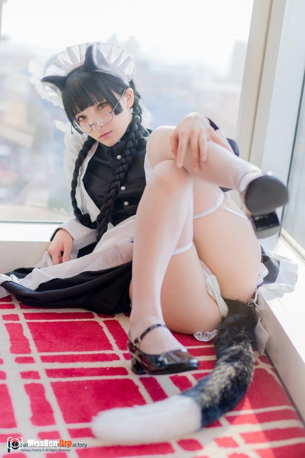 Xiaoding Ding Patreon Cat Ear Maid - Photo 79