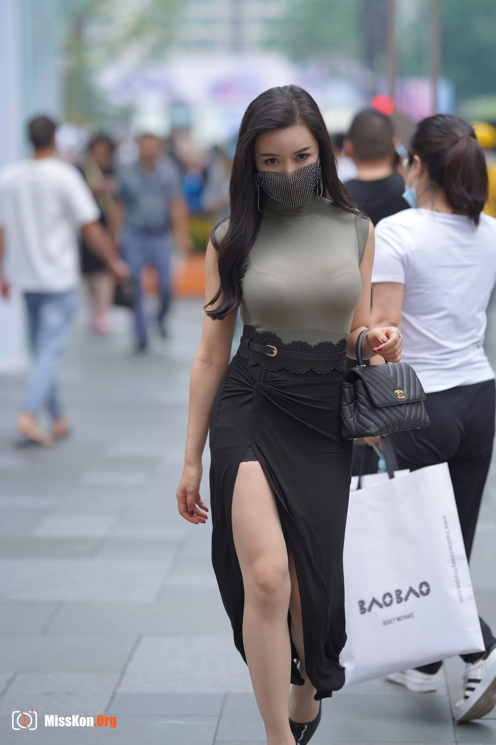 Xiner black long skirt - Photo 15