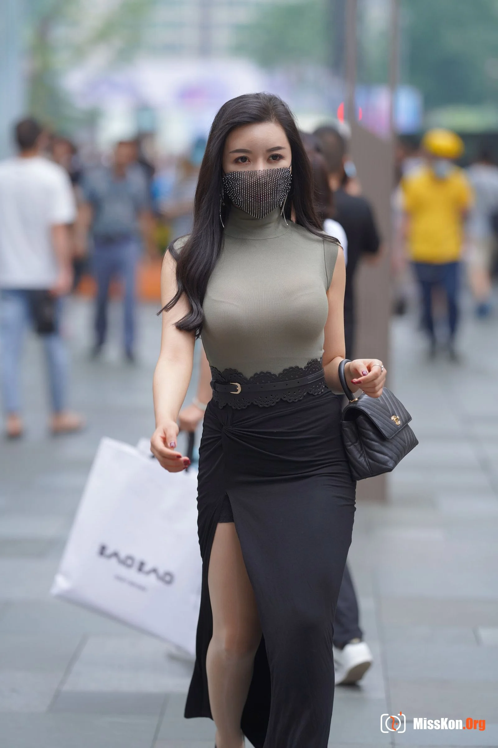 Xiner black long skirt - Photo 17