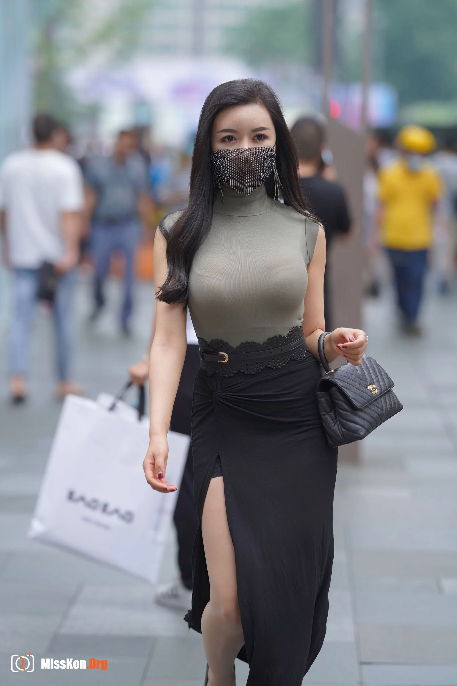Xiner black long skirt - Photo 18