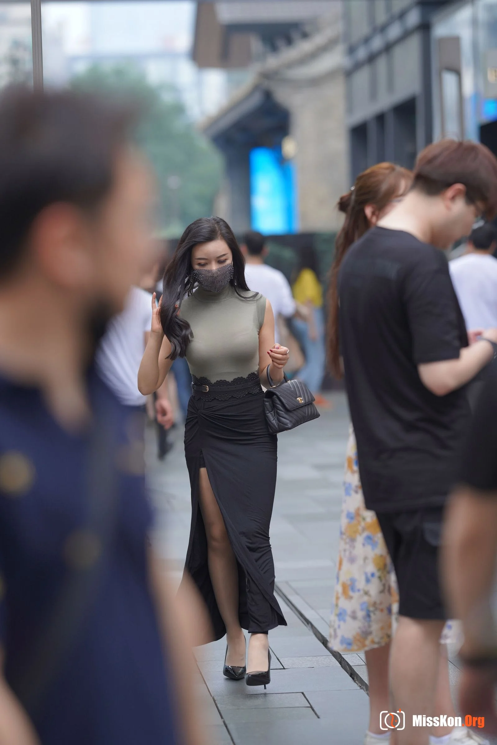 Xiner black long skirt - Photo 2