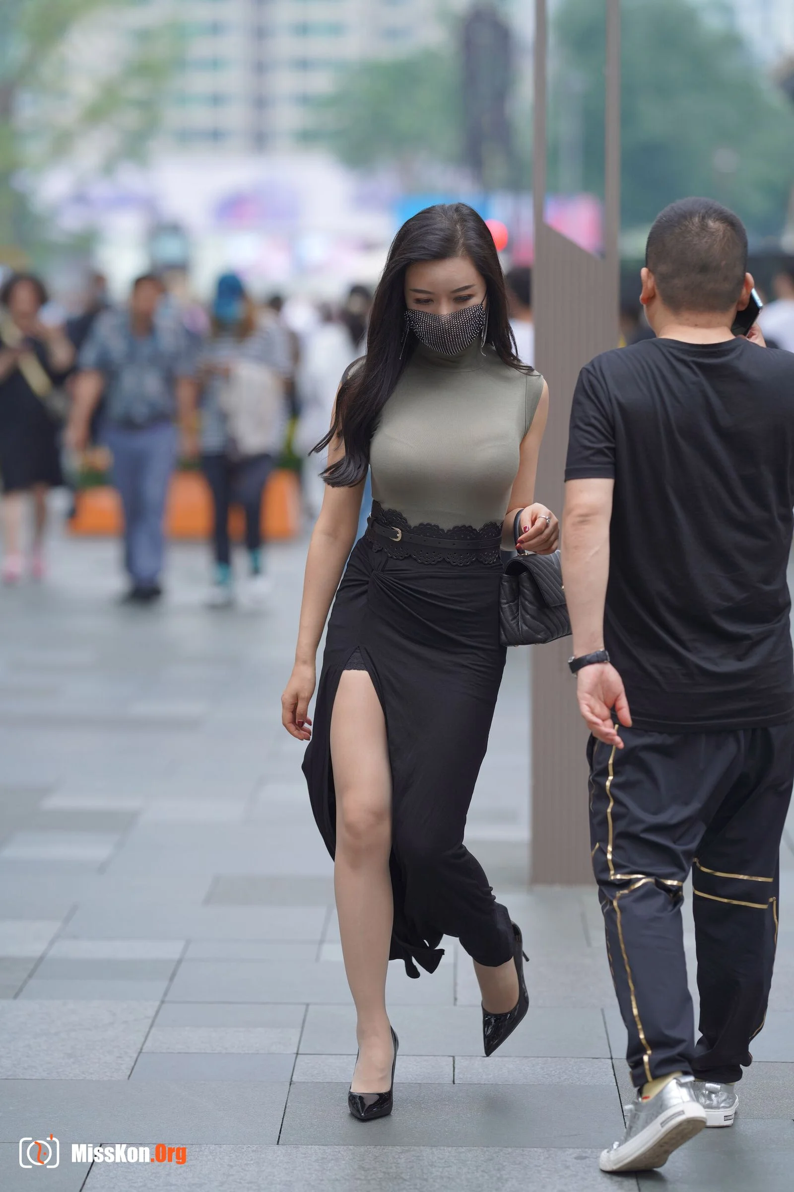 Xiner black long skirt - Photo 6