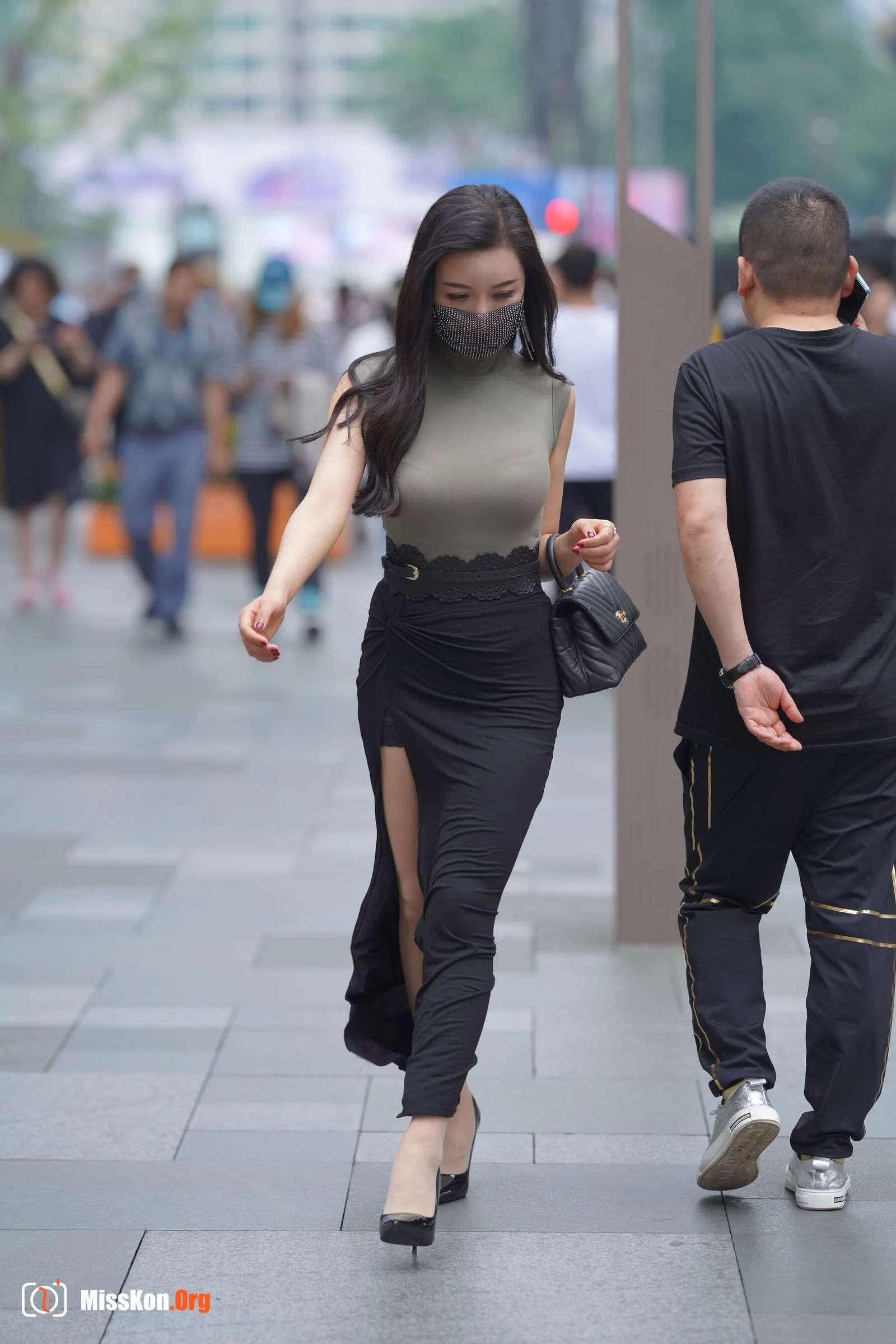 Xiner black long skirt - Photo 7