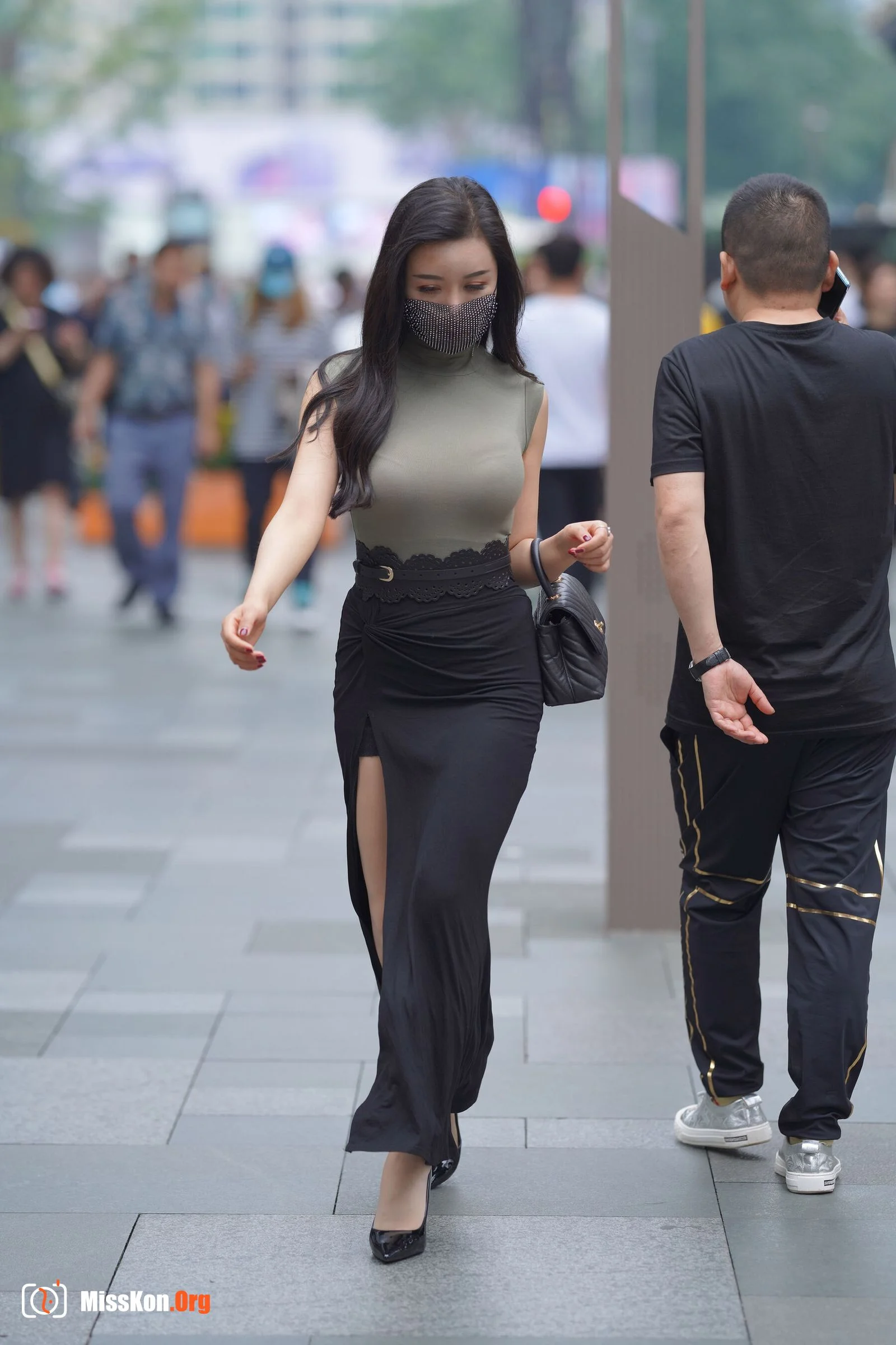 Xiner black long skirt - Photo 8