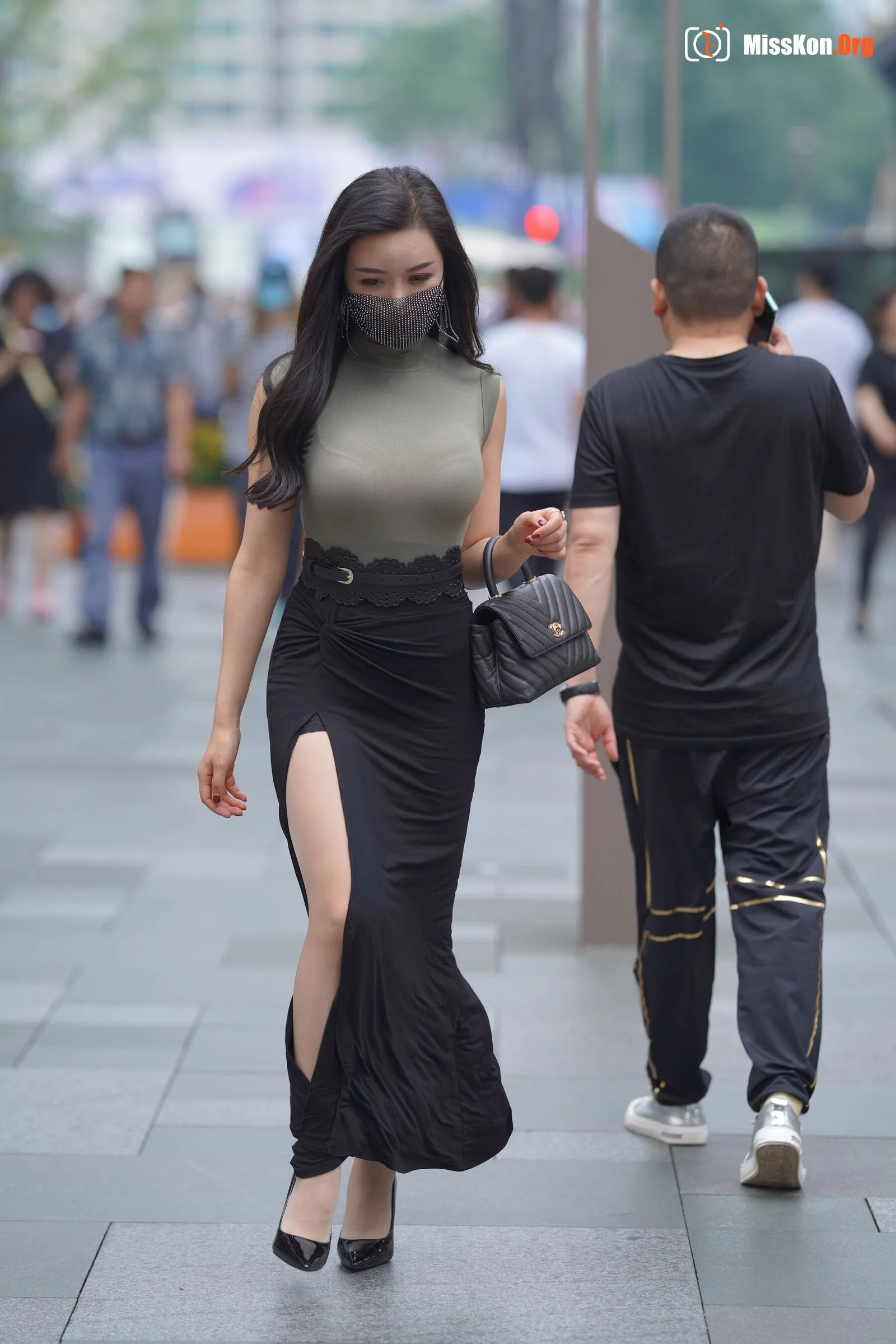 Xiner black long skirt - Photo 9